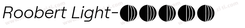 Roobert Light字体转换